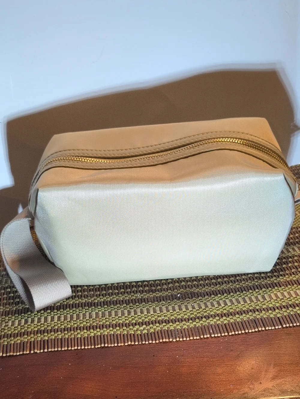 Burberry Women's Beige Cosmetic Bag